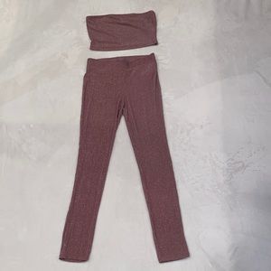Forever 21- Lavender Matching set(sparkly)
